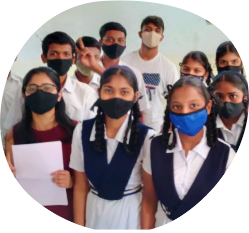 Group of people smiling