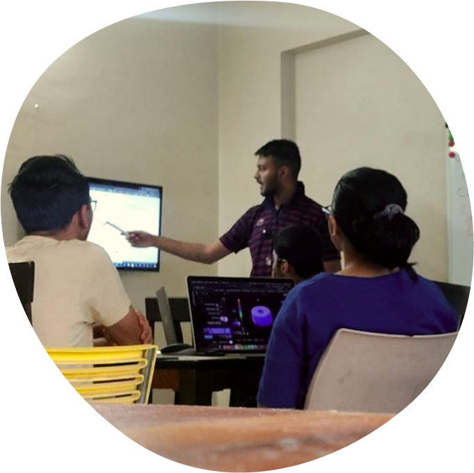 Group of people smiling